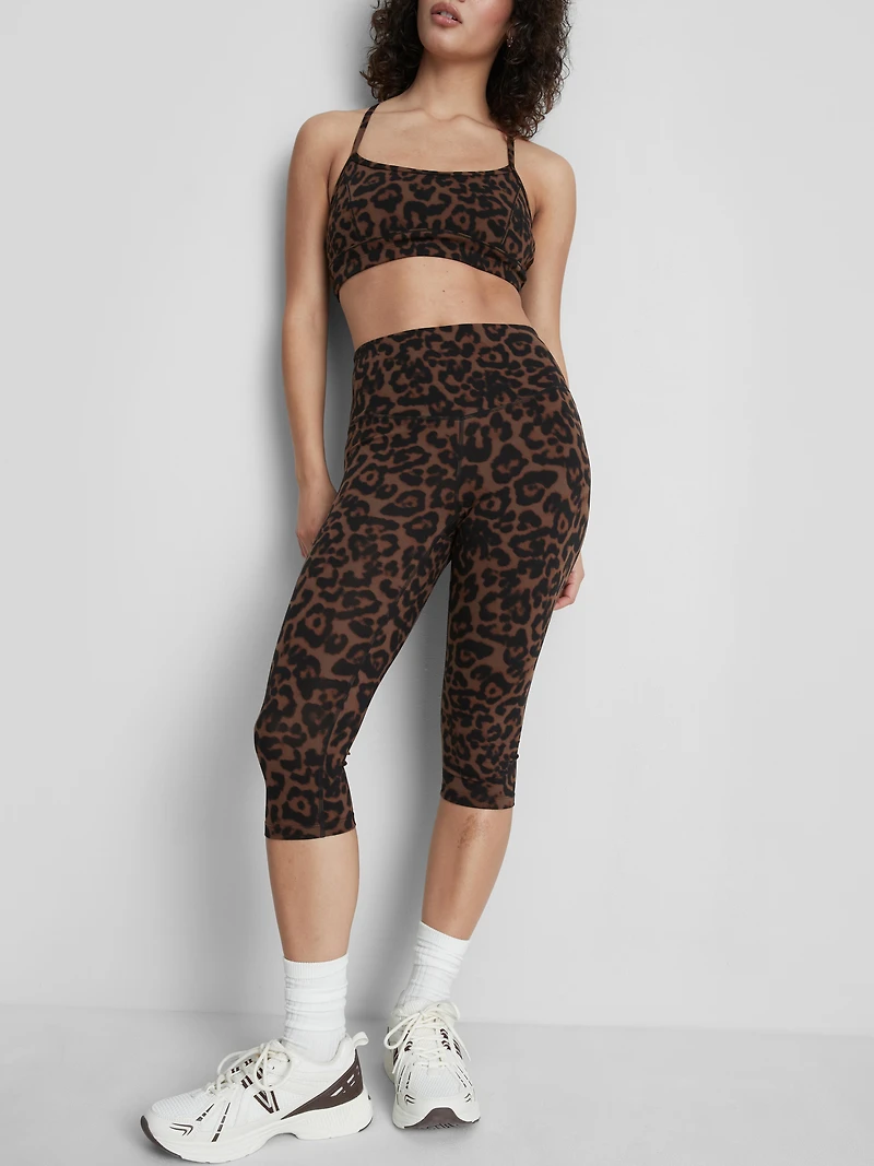 Leopard Active Capri Leggings