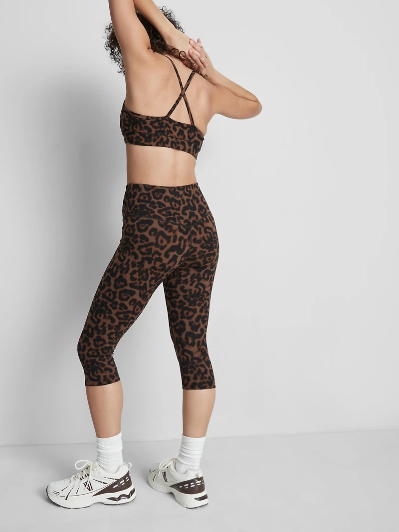 Leopard Active Capri Leggings