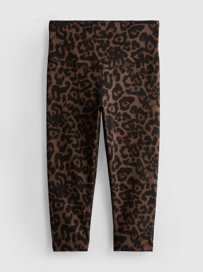 Leopard Active Capri Leggings