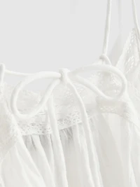 The Primark Scene | Cotton Broderie V-Neck Strappy Top