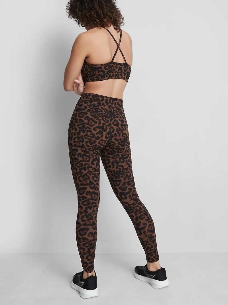 High Waisted Leopard Active Leggings