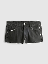 The Primark Scene | Cotton Denim Studded Micro Shorts