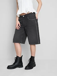 The Primark Scene | Cotton Denim Studded Jorts