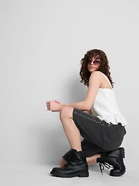 The Primark Scene | Cotton Denim Studded Jorts