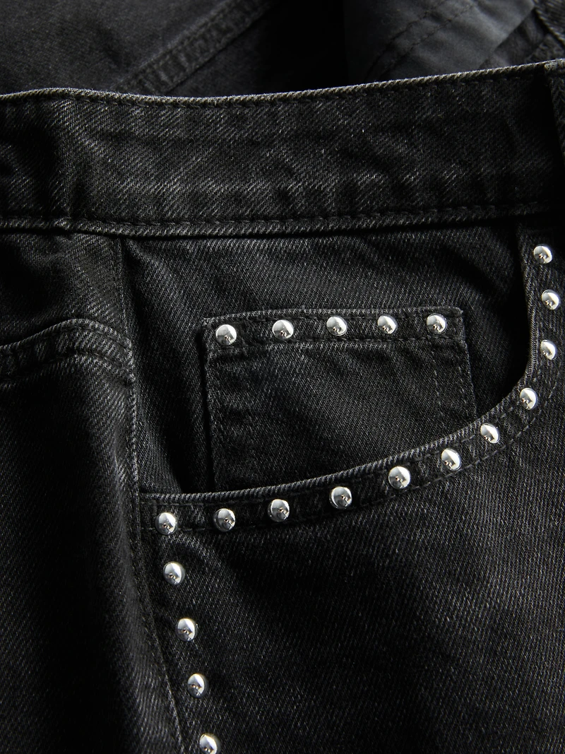 The Primark Scene | Cotton Denim Studded Jorts