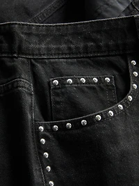 The Primark Scene | Cotton Denim Studded Jorts