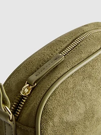 Mini Faux Suede Crossbody Purse