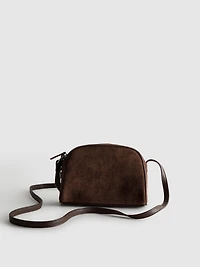 Mini Faux Suede Crossbody Purse