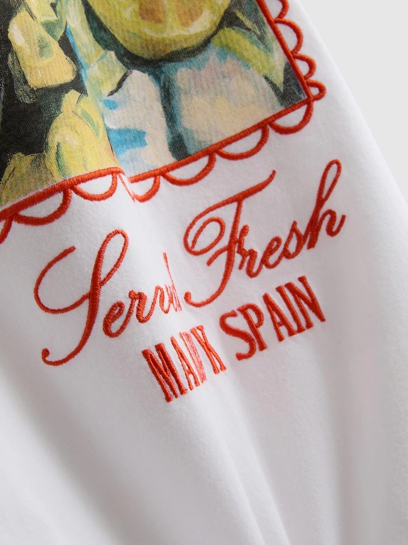 Maura K Spain Cotton Portrait Tee