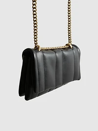 Flap-Over Panel Crossbody Bag