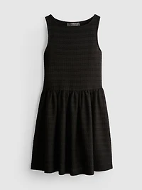 Textured Crinkle Mini Dress