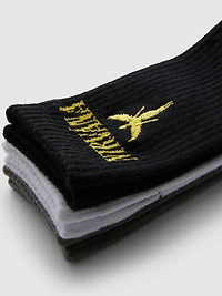 3pk Nirvana Ribbed Socks