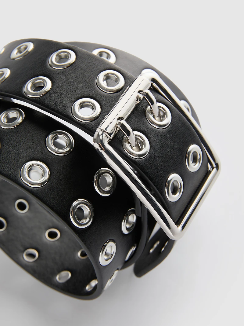 Eyelet Buckle Belt