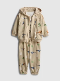 0-36mths | Jurassic World T-Shirt, Hoodie and Joggers Set
