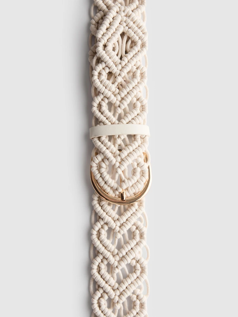 Crochet Buckle Belt