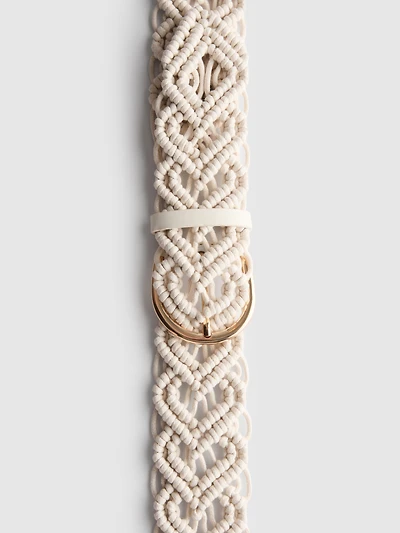 Crochet Buckle Belt