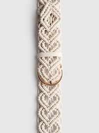 Crochet Buckle Belt
