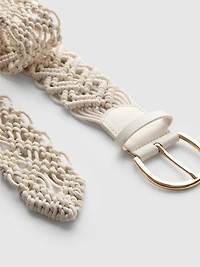 Crochet Buckle Belt
