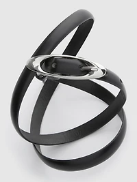 Oval Buckle Skinny Belt