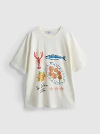 Oversized Dolce Vita Graphic Tee
