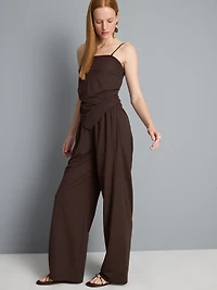 Jersey Wide Leg Pants