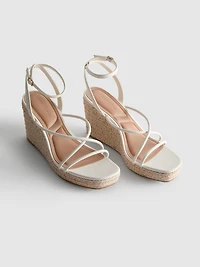 Strappy Espadrille Wedges