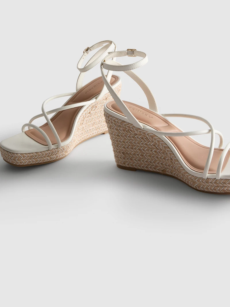 Strappy Espadrille Wedges