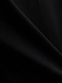 Cropped Sleeveless Shoulder Pad Tee