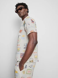 Postcard Revere Collar Shirt