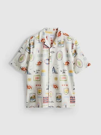 Postcard Revere Collar Shirt