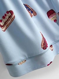 Printed Boyfriend Shorty Pajamas