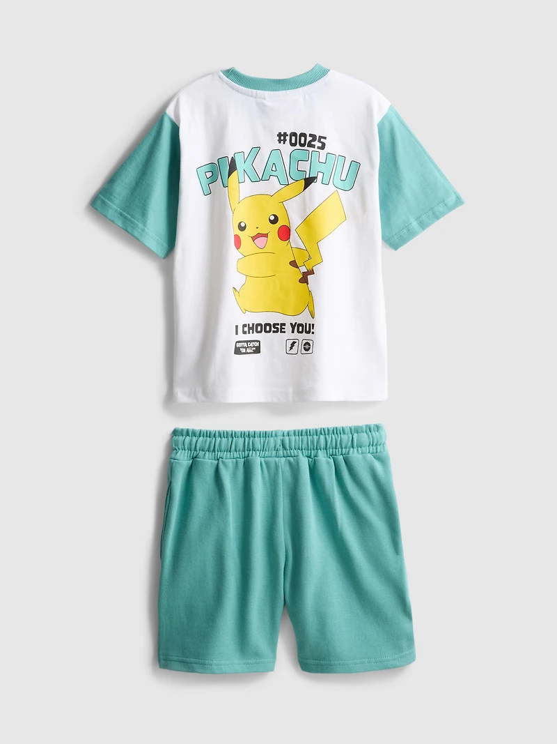 3-9yrs | Pokémon T-Shirt and Shorts Set