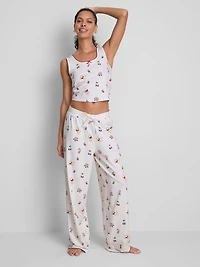 Disney’s Winnie the Pooh Cotton Rich Printed Tank Pajamas