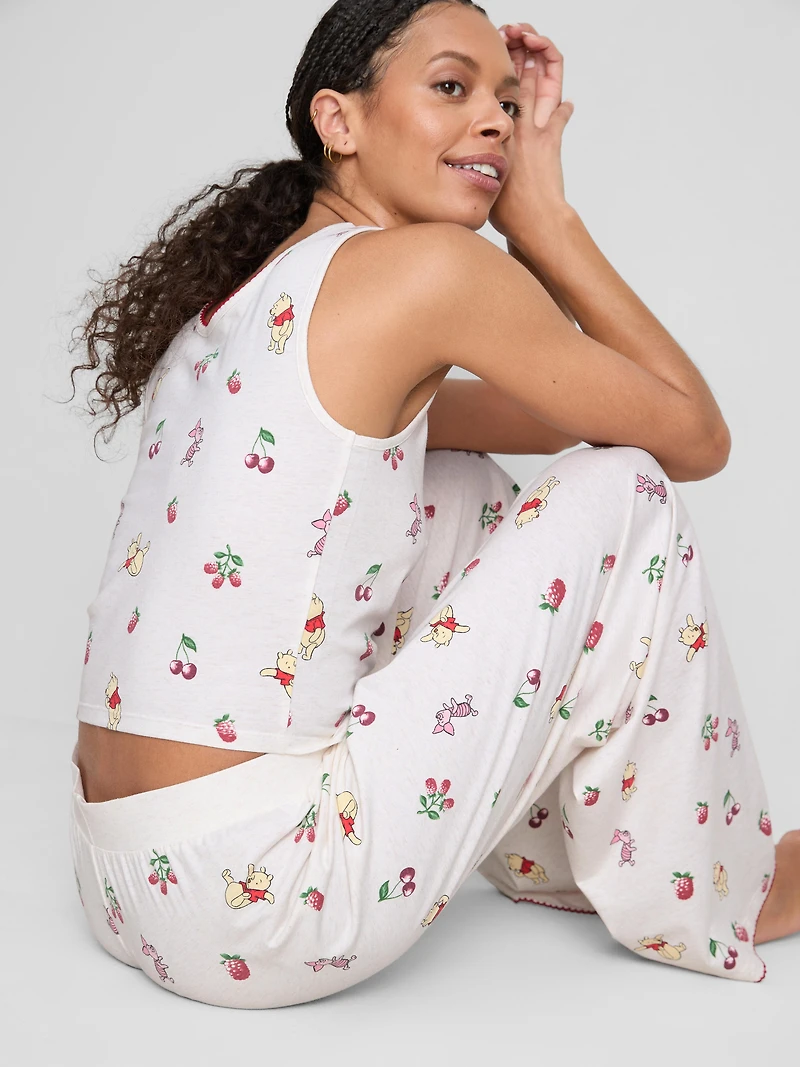 Disney’s Winnie the Pooh Cotton Rich Printed Tank Pajamas