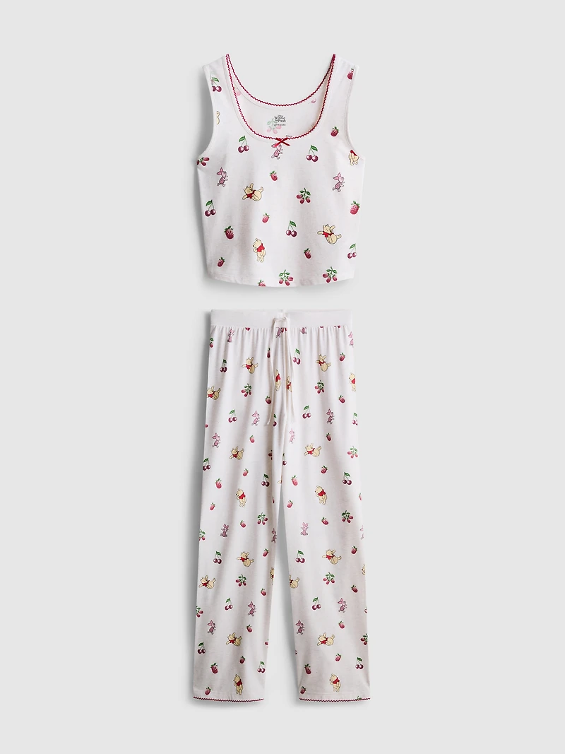 Disney’s Winnie the Pooh Cotton Rich Printed Tank Pajamas