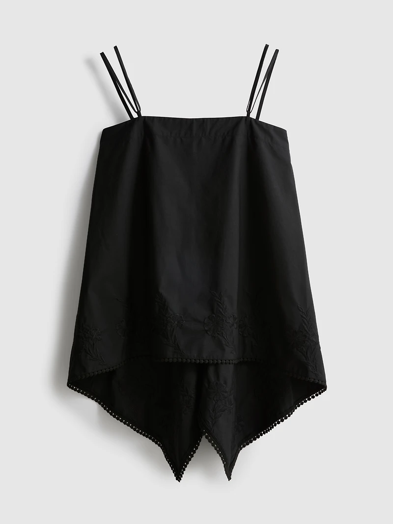 Cotton Hanky Hem Cami Top