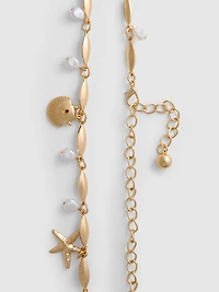 Shell Charm Chain Belt