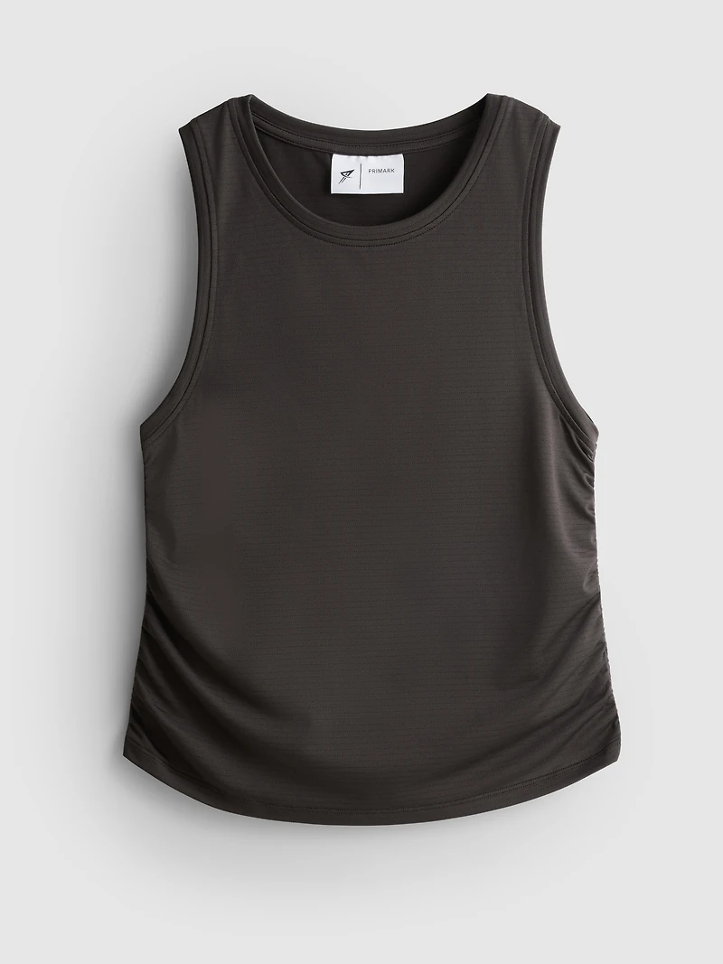Ruched Performance Tank Top