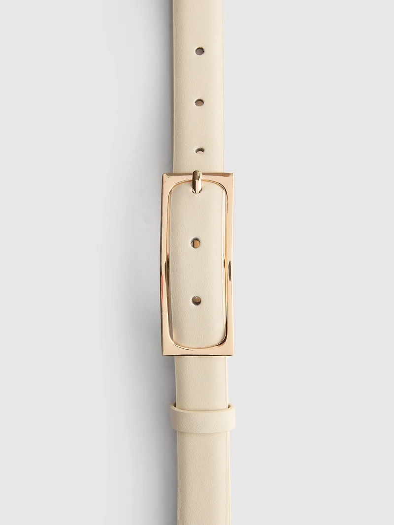 Rectangular Buckle Belt