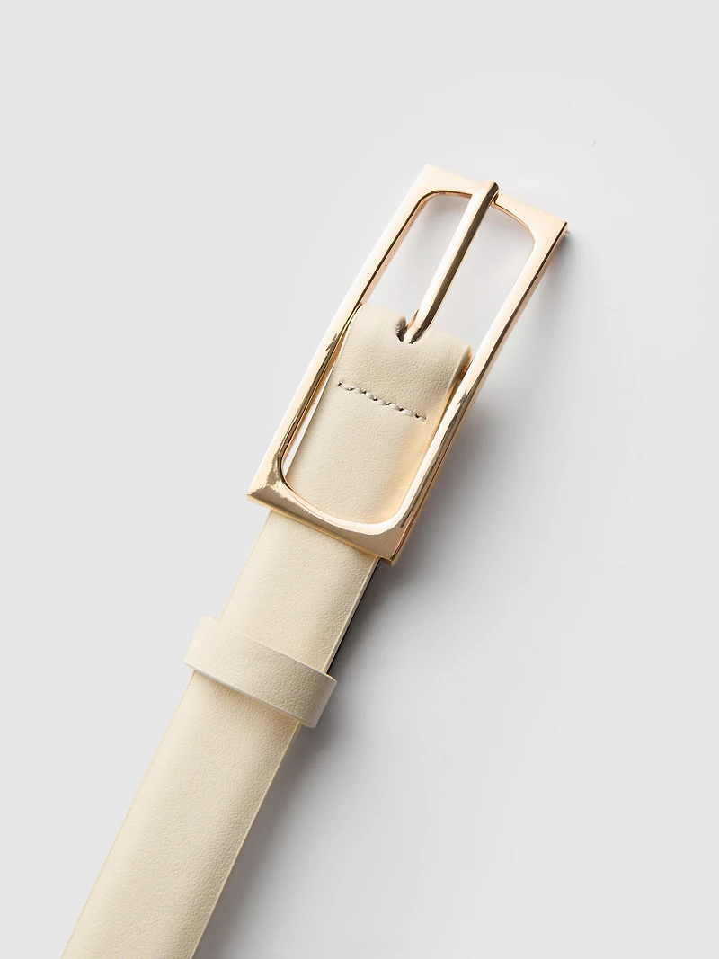 Rectangular Buckle Belt