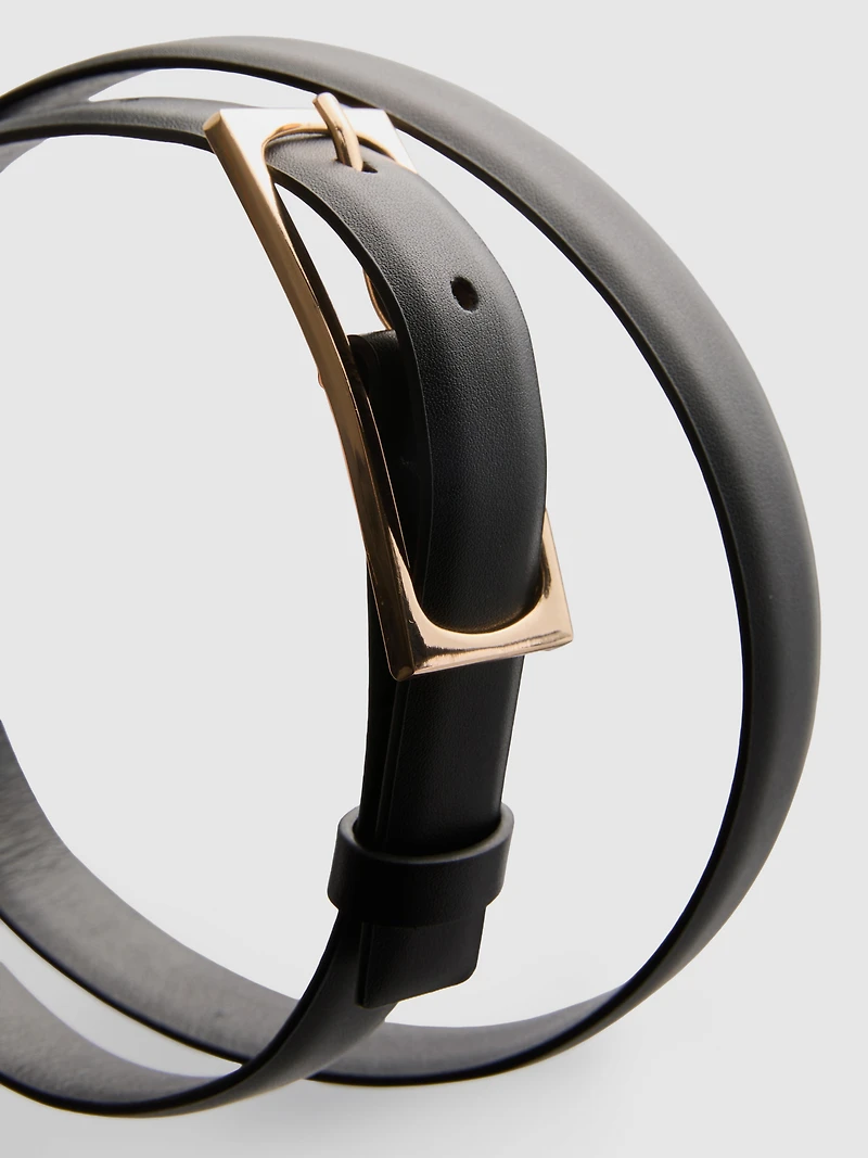 Rectangular Buckle Belt