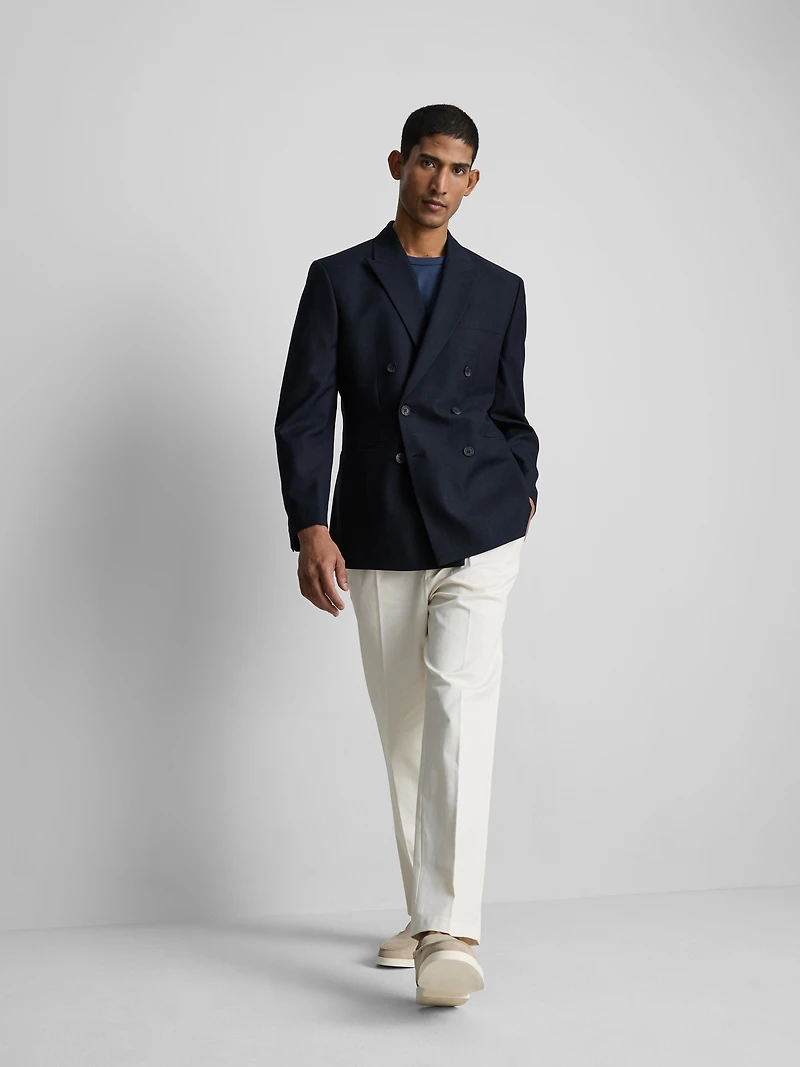 The Edit Double Breasted Suit Jacket