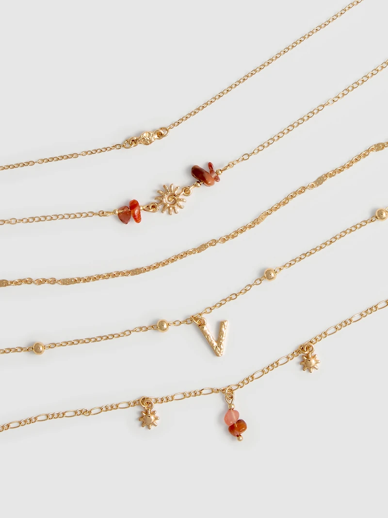 Initial Friendship Necklaces