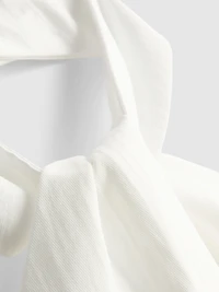 Textured Button Through Halterneck Top