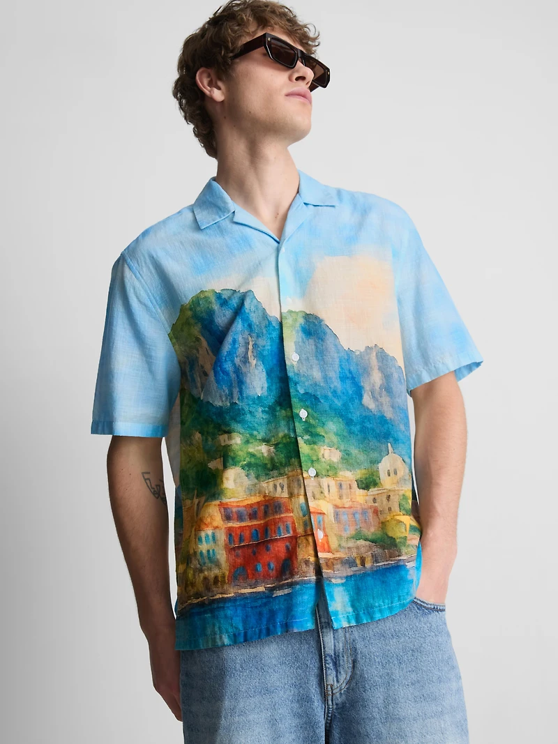 Scenic Revere Collar Shirt