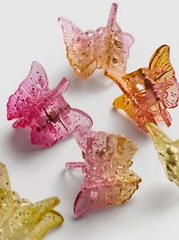 8pk Butterfly Claw Clips