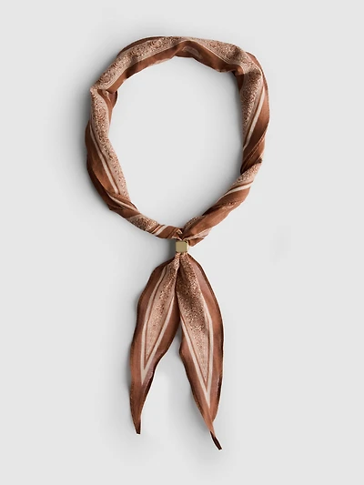 Printed Diamond Scarf