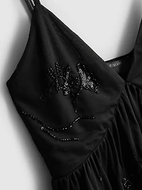 Paula Echevarría Beaded Babydoll Top
