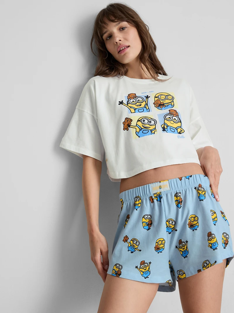 Despicable Me Minions Graphic Shorty Pajamas