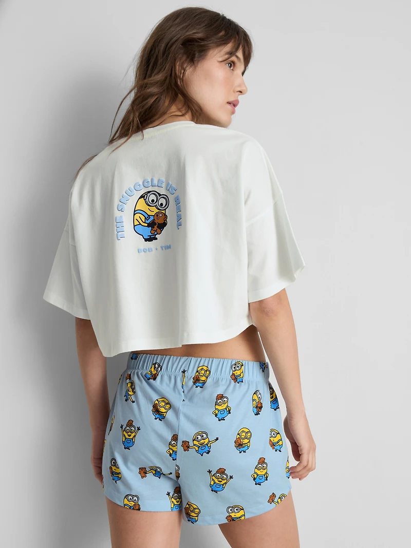Despicable Me Minions Graphic Shorty Pajamas